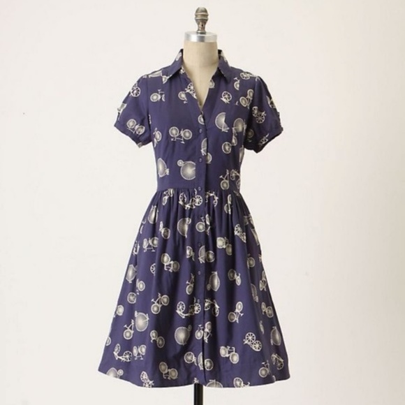 Anthropologie Dresses & Skirts - EUC Anthropologie Porridge Bicycle Bike Dress Sz 4